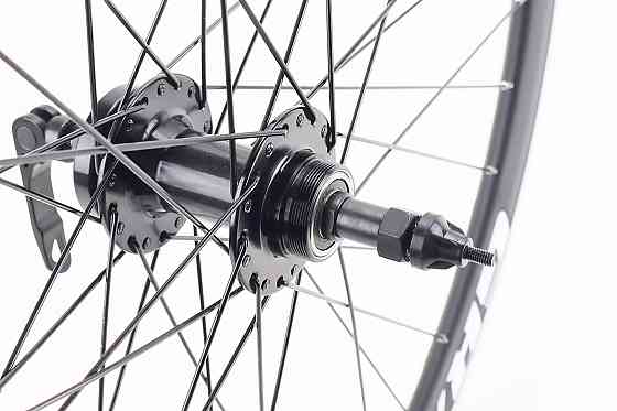 Колесо 27,5" заднє Disk-brake, обід "крапля" та втулка 14Gx36H алюмінієві,пром підшипникі NECO MS31R, під вільнобіг, кріпл. ексцентрик, Бершадь