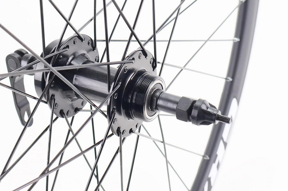 Колесо 27,5" заднє Disk-brake, обід "крапля" та втулка 14Gx36H алюмінієві,пром підшипникі NECO MS31R, під вільнобіг, кріпл. ексцентрик, Бершадь - фото 3