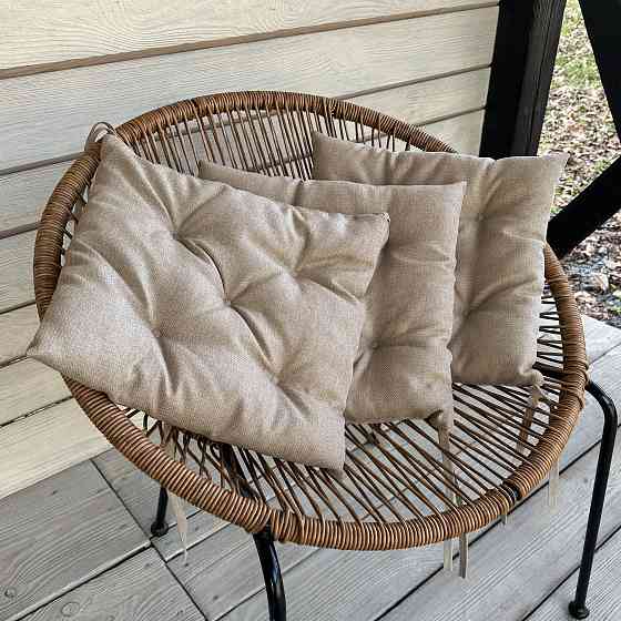 Подушка для стільців (38x38х5 см) Decorator Мальмо колір бежевий 84-100 Київ