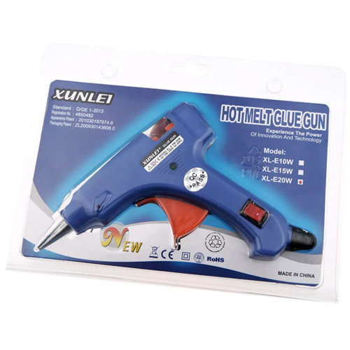 Клеевой пистолет Xunlei XL-E20W термопистолет 7мм 20Вт 220В для рукоделия и ремонта Киев - изображение 5