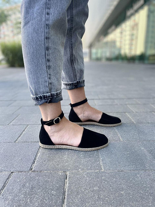 M.KRAFT Босоніжки жіночі M.KRAFT 0596 чорні (літо, замша натуральна) (3627) лише 36р.38р. Коломия - фото 2