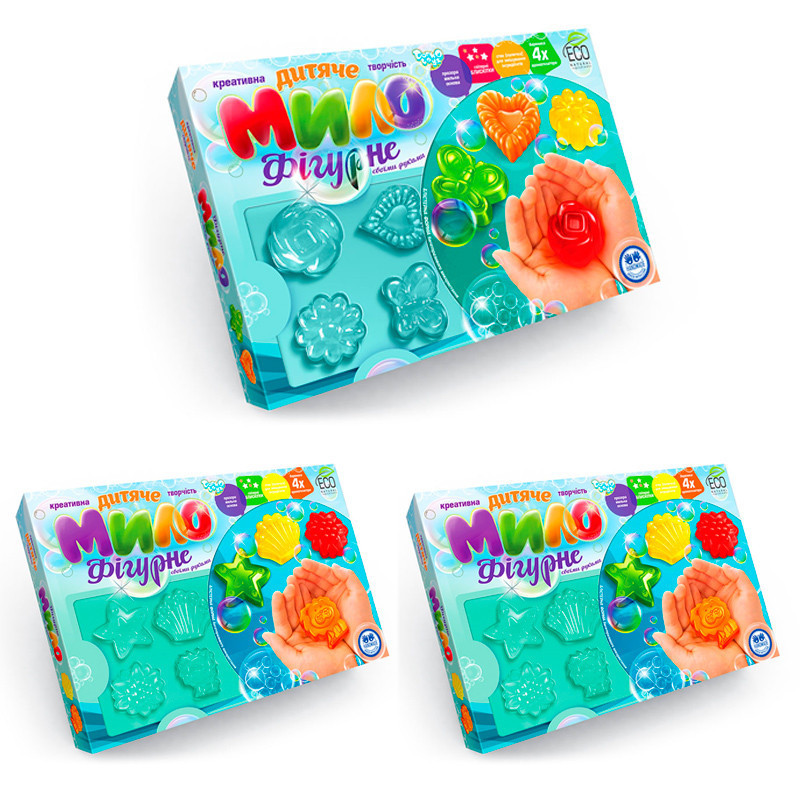 Набір креативної творчості "Дитяче Фігурне Мило" малий укр (12), шт Київ - фото 1