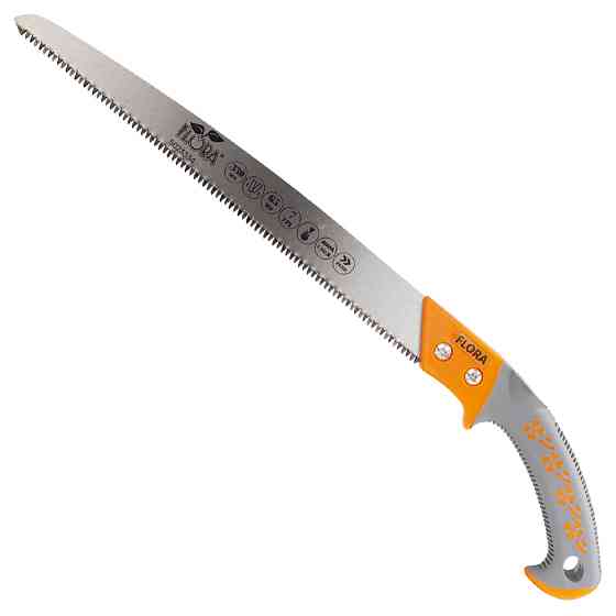 Flora Пила садовая прямая 330мм 7TPI с чехлом FLORA (5023334) Коломия