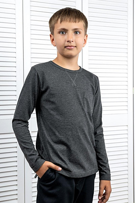 Джемпер для мальчика (цвета:серый, бордовый, хаки ) топ Крохатушка одяг Киев - изображение 4