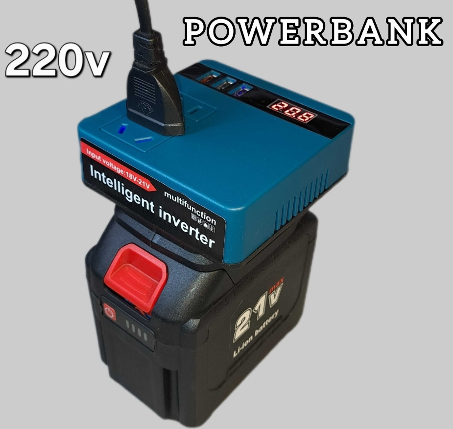 Большой повер банк с розеткой 220 v вольт. Киев - изображение 7