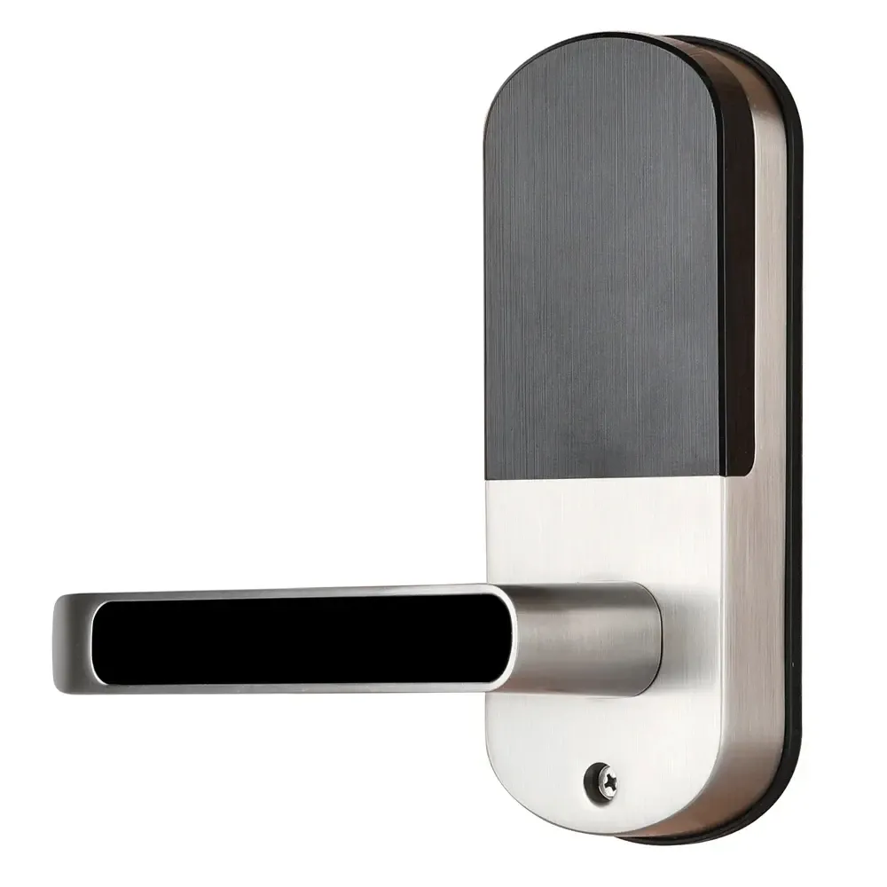 Замок біометричний автономний Trinix TRL-5107BTF Silver Right з Bluetooth, зчитувачем відбитків пальців і карт Mifare (65-00025) Київ - фото 4