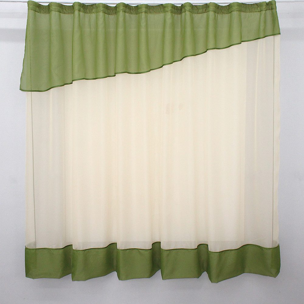 Кухонная занавеска VR-Textil № 047к бежевый с оливковым 280х170 см (52-0348) Киев - изображение 1