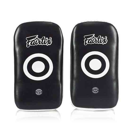 Пади для тайського боксу Fairtex KPLC2 Black/White Кам'янське