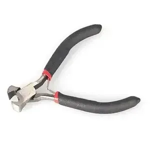 Кусачки торцеві 115мм прецизійні, чорні ручки Полтава - изображение 1