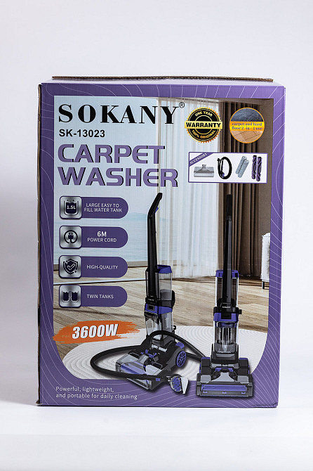 Sokany Миючий пилосос Sokany вертикальний з контейнером на 1.5 літра SK-13023 Коломия - фото 10