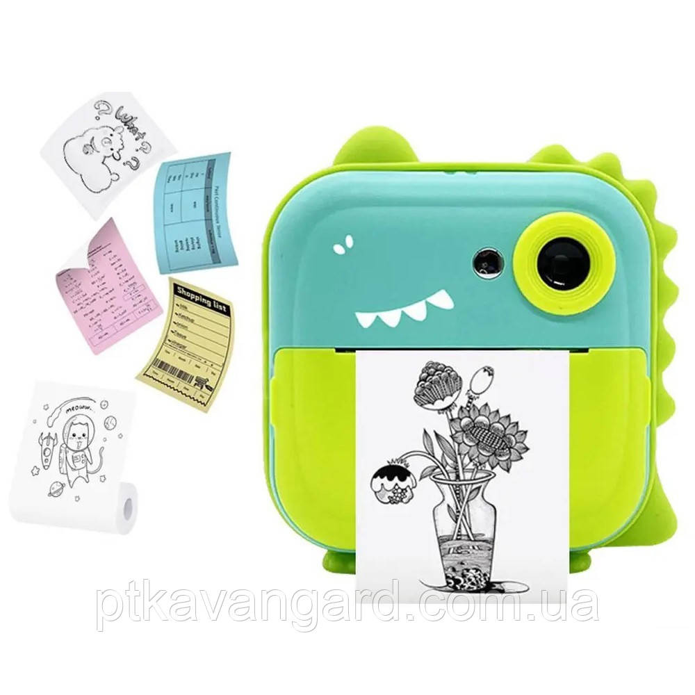 Фотоаппарат-принтер детский с мгновенной печатью 