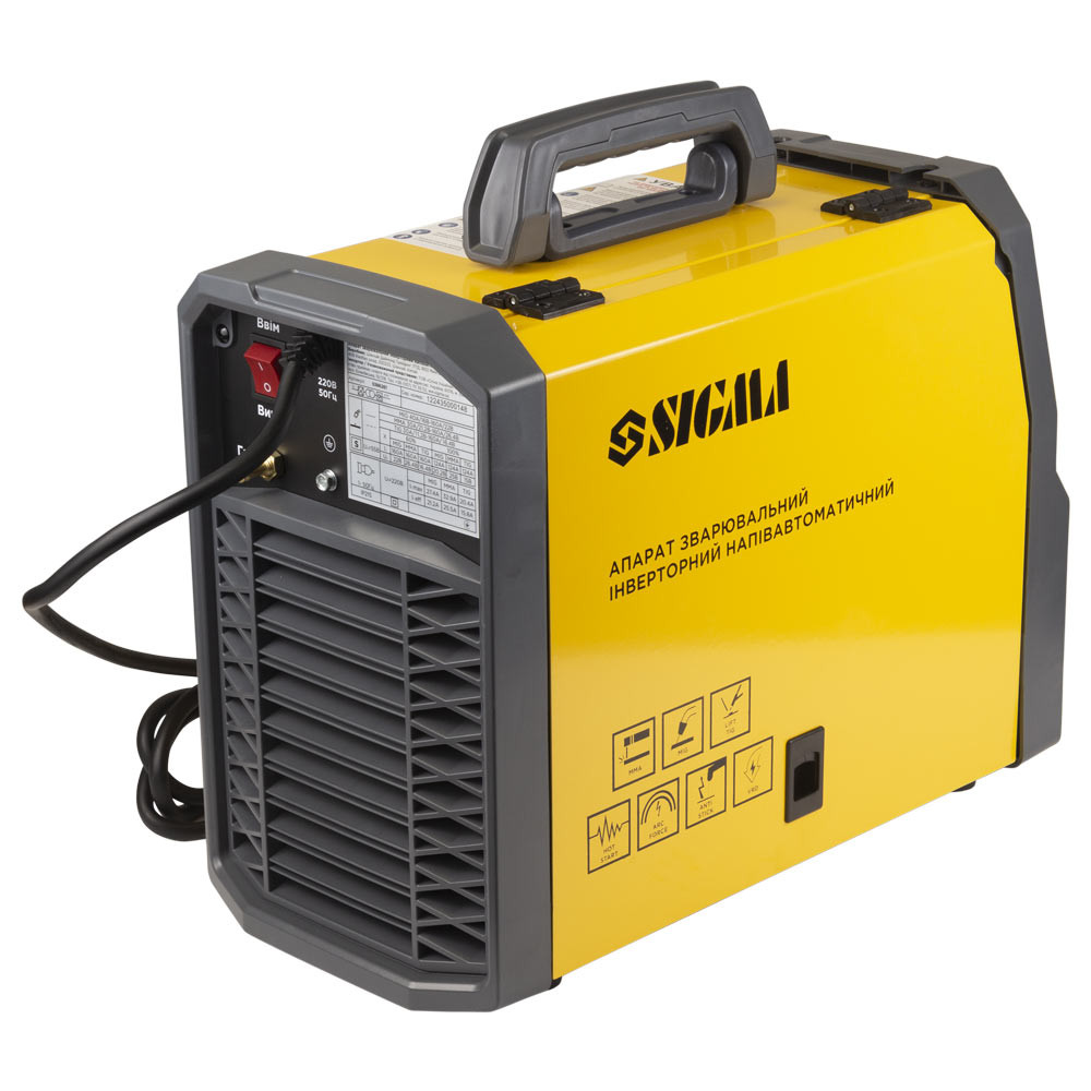Sigma Аппарат сварочный инверторный полуавтомат МIG/MMA-160А электрод 4мм проволока 0.8-1мм LED Коломия - фото 7