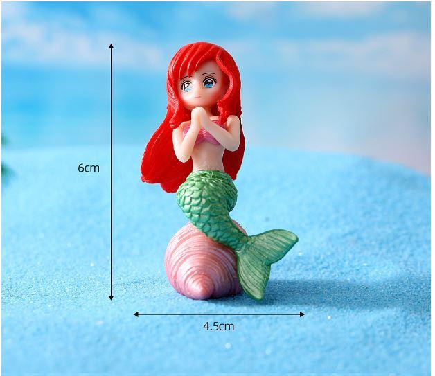 Мініатюрні фігурки Русалоньки для кашпо міні-саду флораріуму акваріуму мікроландшафту рокарію Одеса - фото 5