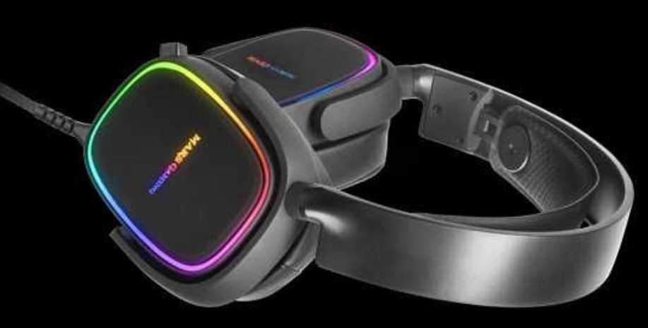 Наушники: Mars Garming игровые RGB. Харьков - изображение 3