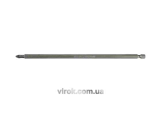 Насадка викруткова YATO 1/4" хрестова РН2 х 200 мм Одеса