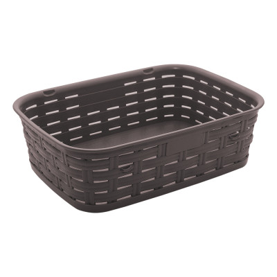 Кошик для зберігання Irak Plastik під ротанг темно-коричневий 1.75 л (5955) Вінниця - фото 1