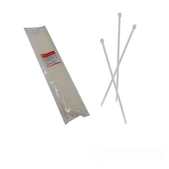 Стяжка кабельна 5х500 мм, 100 шт., білий Дніпро