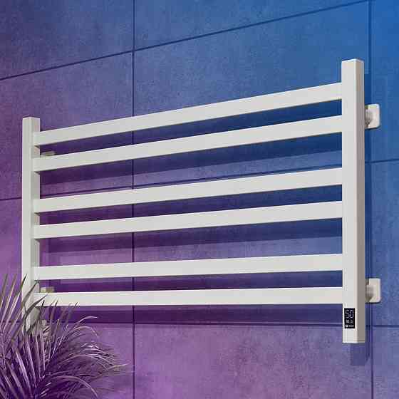 Рушникосушка електрична NAVIN Авангард 900х500 Sensor лівобічна з таймером, біла Київ