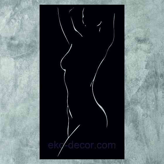 Декоративне настінне Панно «Силует жінки», Декор на стіну Київ