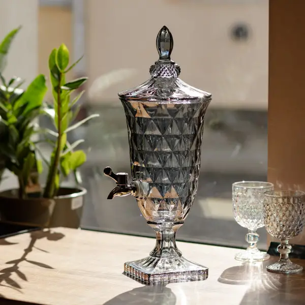 Лимонадниця Fractal з краном для соку мохіто молока напоїв 1,8 літра HP-19-304 Коломия - фото 3