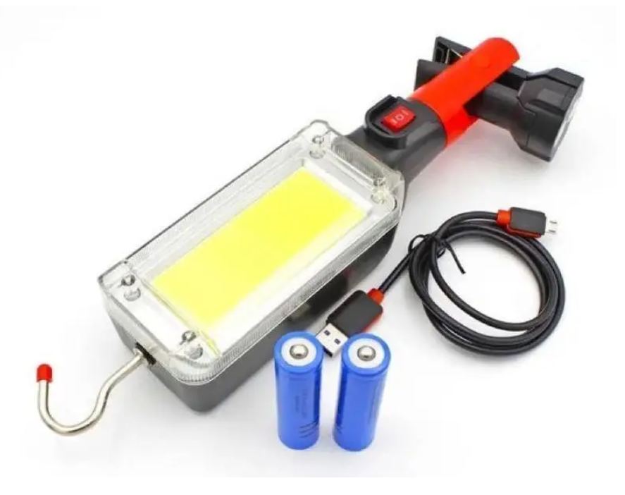 Світлодіодний ліхтарик для кемпінгу BL-8859B COB 2*18650 BATTERY USB CHARGE 7636 Одеса - фото 4