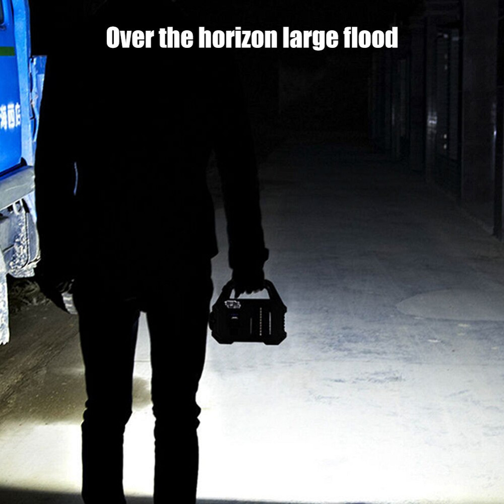 Світлодіодний ручний ліхтар Starnearby з акумулятором, на сонячній батареї (З золотистою вставкою) Миколаїв - фото 7