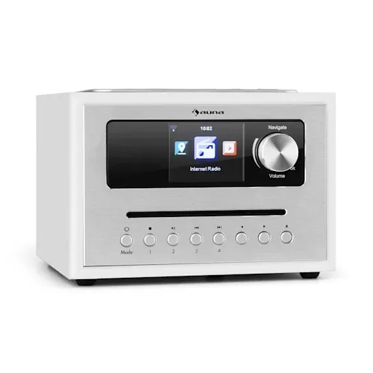 Интернет радио медиаплеер Auna Silver Star CD Cube Bluetooth WiFi USB AUX из Германии Днепр