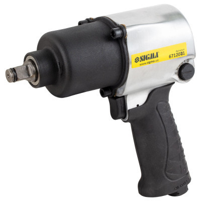 Гайковерт Sigma 1/2" с набором насадок, кейс (6712031) Винница - изображение 8