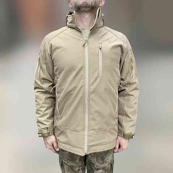 Куртка тактическая WOLFTRAP Softshell, цвет Койот, размер M, зимняя мужская куртка софтшелл для военных Solmir Киев