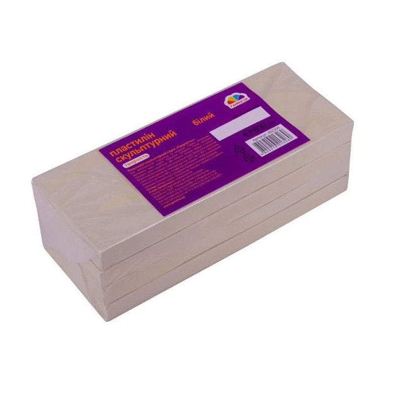 Пластилін скульптурний Творчість ГАММА'UA 402304 білий 800 грам Вінниця - фото 1