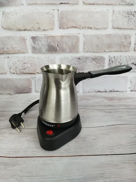 Sokany SK-214 кавоварка-турка, компактна, потужна, 5 чашок, легке очищення, живлення 220-240 В Одеса - фото 4