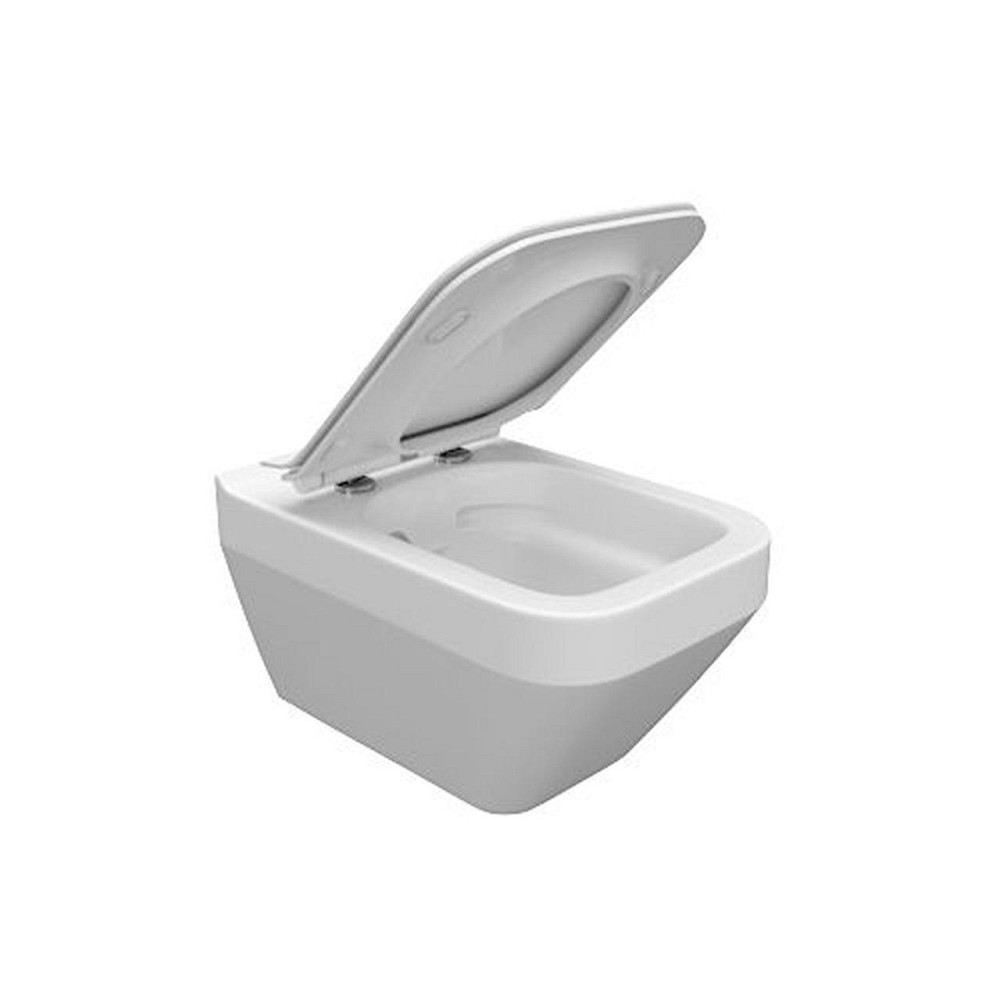 CET Cersanit В217 CREA CLEAN ON SQUARE підвісний із сидінням дюропласт ліфт SLIM Київ - фото 2