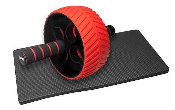 Колесо для преса Power System PS-4107 Full Grip AB Red + килимок Red/Black Каменское