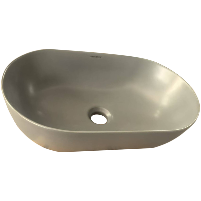 Раковина накладна Mixxus Premium ELLIPSE-0109 GRAY 500x300x140mm   ( MP6653 ) 32826 Харьков - изображение 4