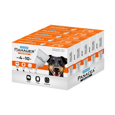 Капли для животных Superium Панацея Противоразитарные для собак 4-10 кг (9142) Винница - изображение 2