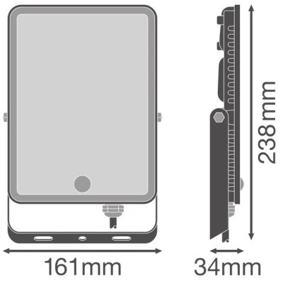 Прожектор LEDVANCE Flood ESSENTIAL SENSOR 50W 840 BK IP65 (4058075768390) Винница - изображение 8