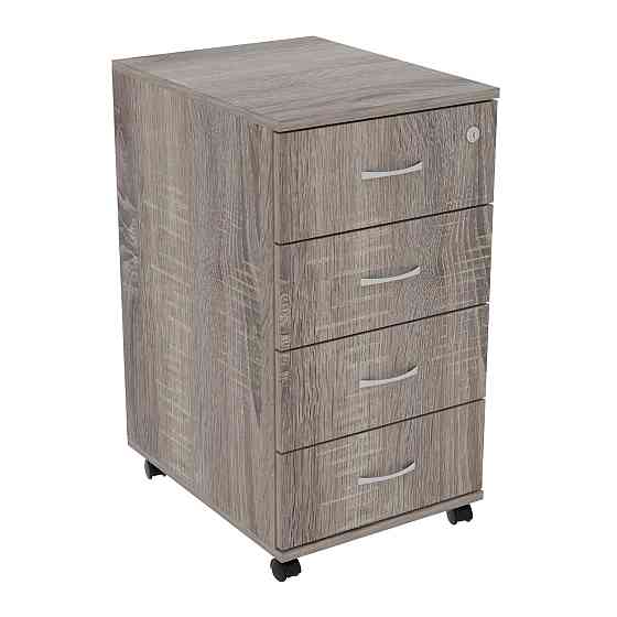 Тумба офисная ТМ-1, Дуб Сонома Трюфель, 400/520/750 Львов