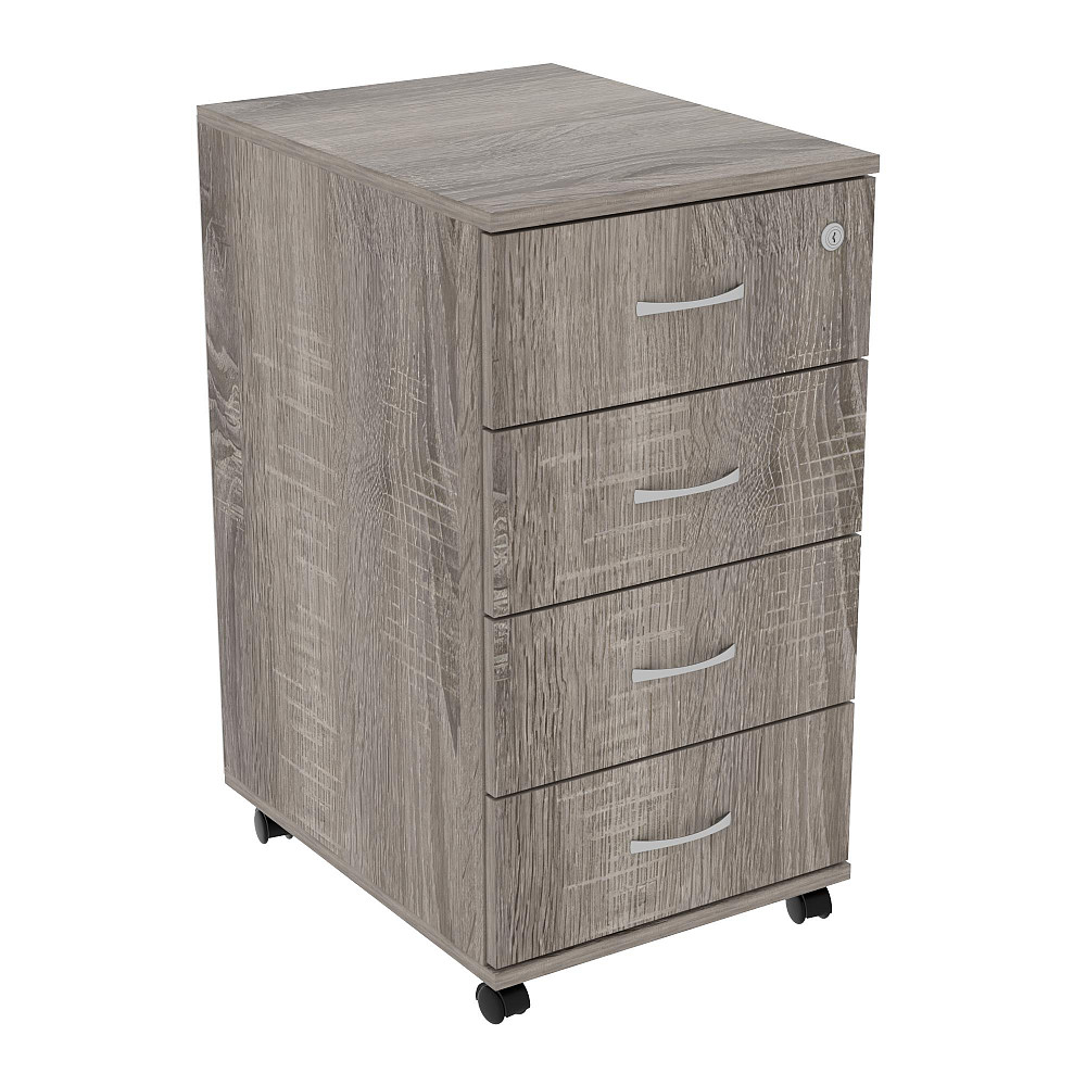 Тумба офисная ТМ-1, Дуб Сонома Трюфель, 400/520/750 Львов - изображение 1