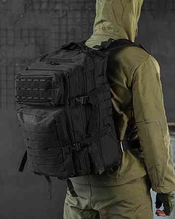 Рюкзак штурмовой черный тактический полиция US Laser Cut Assault black 17-0! Киев