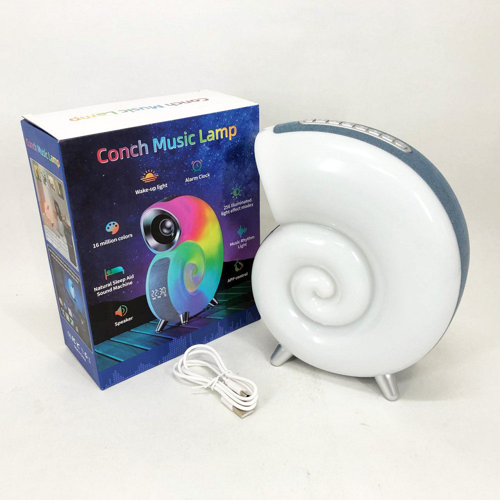 Бездротовий нічник з музикою, Нічний світильник з зарядним пристроєм, Бездротова станція колонка SB-46 Київ - фото 17