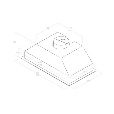 Витяжка кухонна Elica CT17 C IX/A/52 Вінниця - фото 5