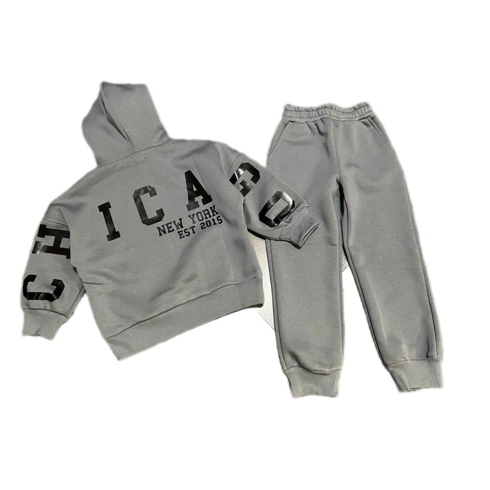 Детский теплый спортивный костюм Chicago 3нитка флис 128 Николаев - изображение 1