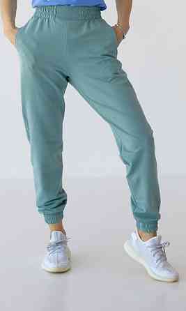 Спортивні штани жіночі джогери Фісташковий L Харків