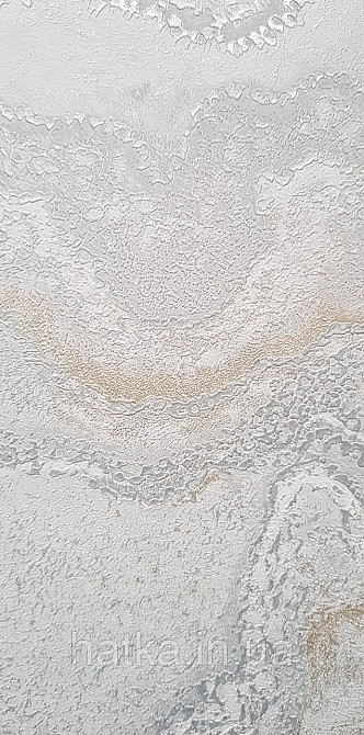 Шпалери вінілові на флізеліні AS creation Della Natura 1.06Х10 абстракція хвилі сріблясті сірі із золотом Київ - фото 4