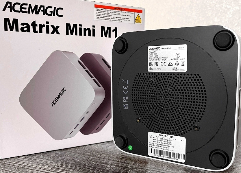 Міні ПК AceMagic Matrix Mini M1 / Ryzen 7 6800H / Radeon 680M / 16GB DDR5 / 512GB M.2 NVME SSD NEW !!! Харків - фото 7