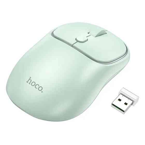 Миша Hoco GM25 Royal dual-mode business wireless mouse Light Green (6942007608558 ) Киев