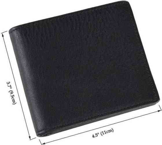 Гаманець чоловічий Vintage 14516 шкіряний Чорний Київ