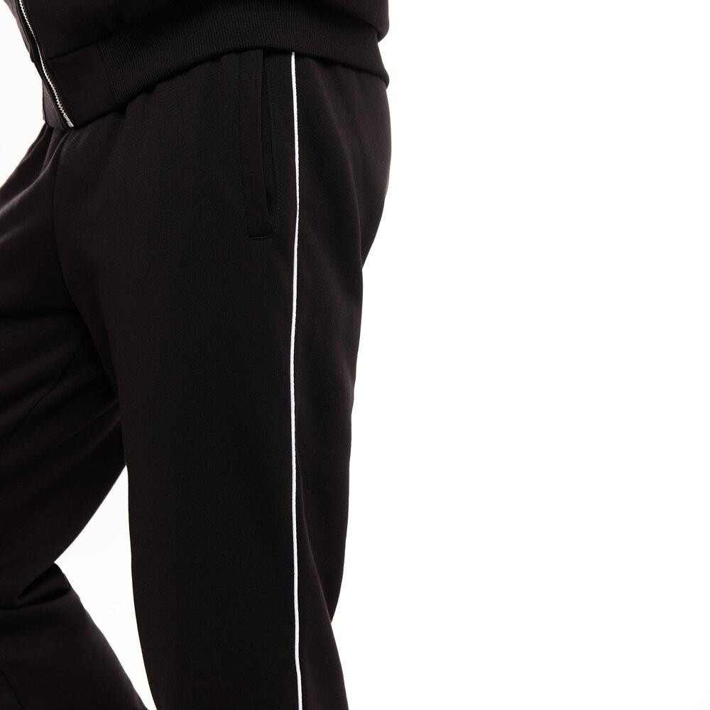 Спортивний демісезонний костюм чоловічий чорний. Комплект штани та кофта Pobedov Brume Київ - фото 4