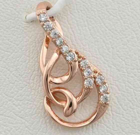 Кулон Xuping для тонкой цепочки, размер 23*12мм, позолота РО Киев