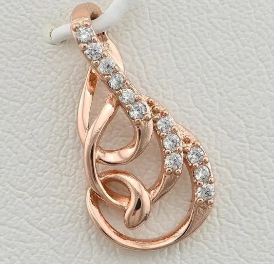 Кулон Xuping для тонкой цепочки, размер 23*12мм, позолота РО Киев - изображение 1